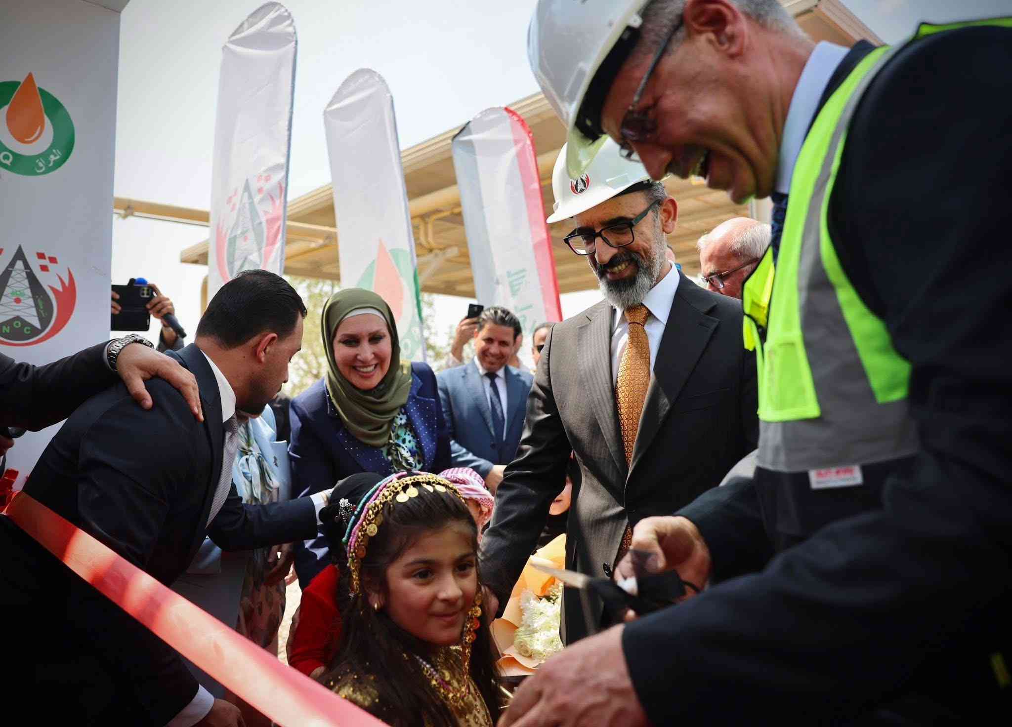 أفتتح معالي نائب رئيس مجلس الوزراء لشؤون الطاقة وزير النفط حيان عبدالغني السواد   والسيد محافظ كركوك ريبوار طه ورئيس المجلس المهندس محمد الحافظ