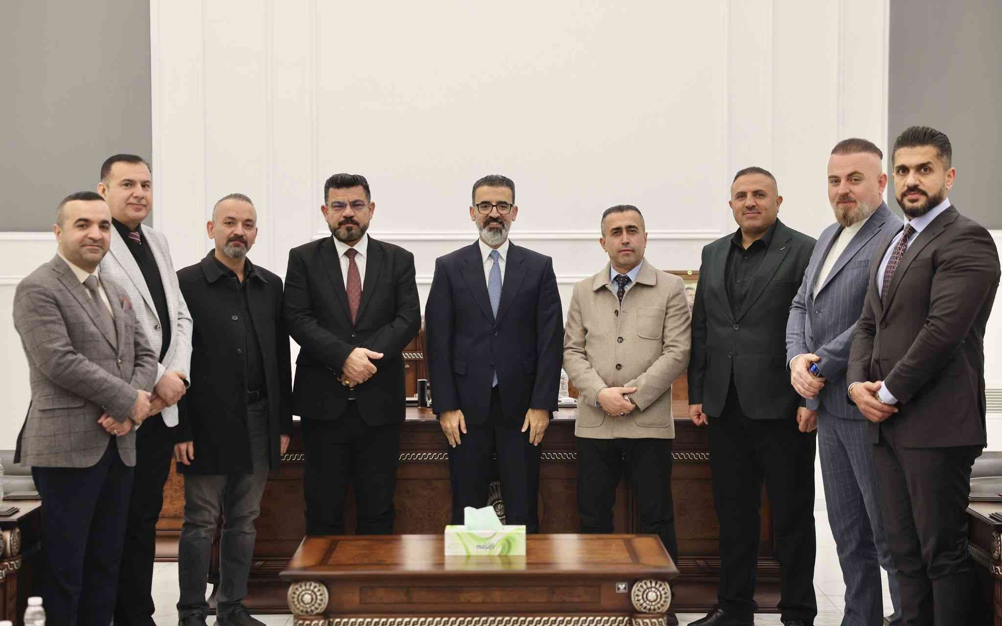 استقبل السيد ريبوار طه محافظ كركوك 
