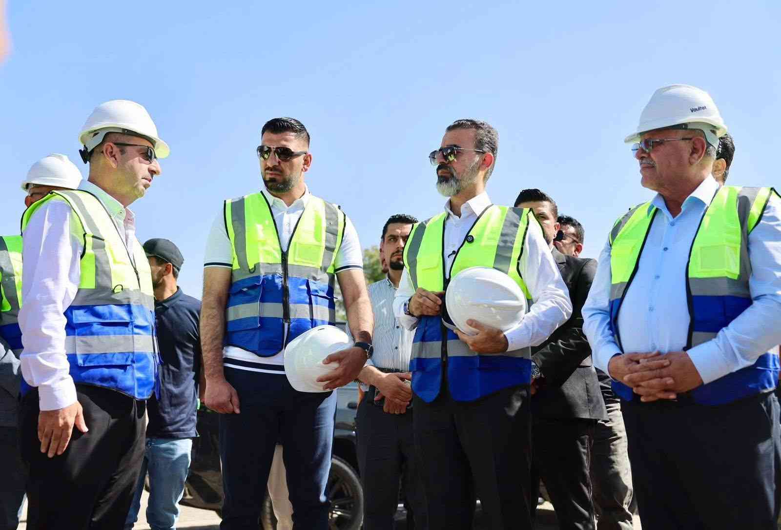 تفقد السيد محافظ كركوك ريبوار طه   مشروع تاهيل وتطوير مدخل سليمانية ،