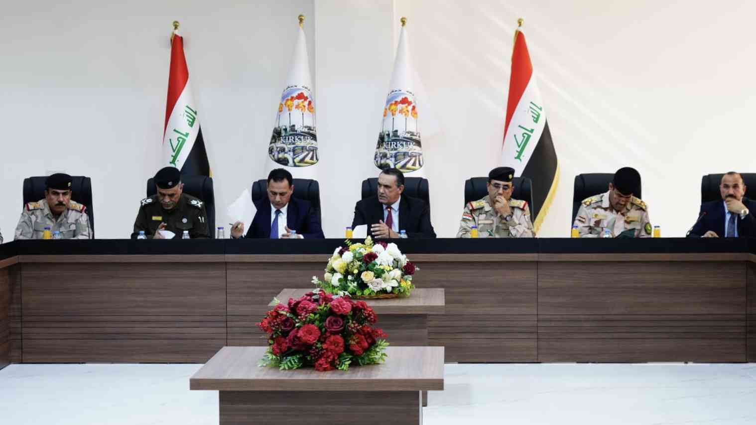 اللجنة الأمنية العليا في محافظة كركوك ..  تعقد اجتماعاً لها 