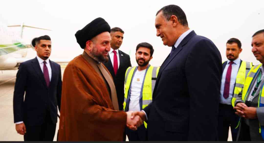 سماحة السيد عمار الحكيم يصل كركوك .