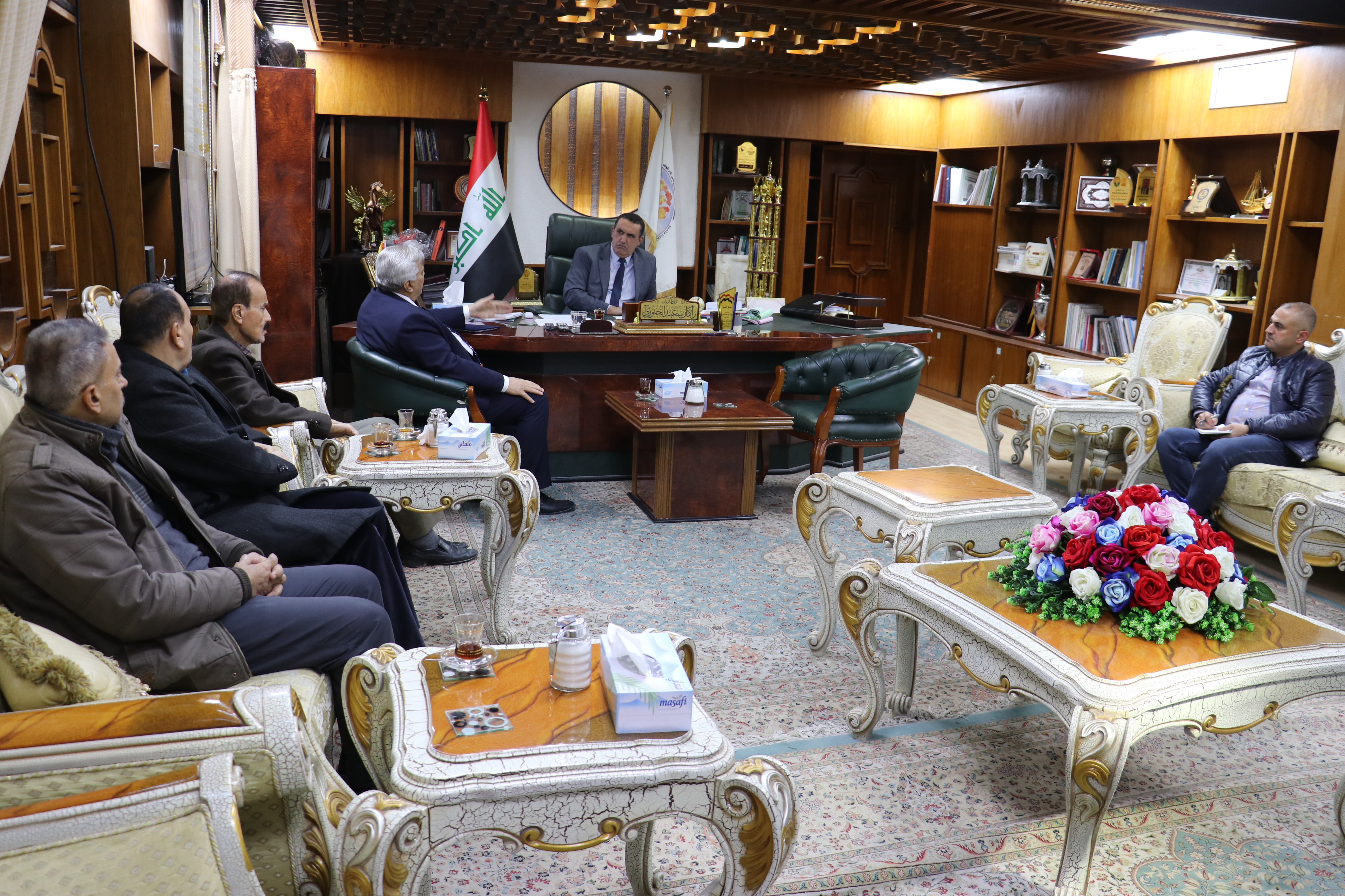    الجبوري  يوجه بتخصيص لنقابة الصحفيين العراقيين وتأمين متطلباته بما يخدم الأسرة الصحفية في كركوك  محافظ كركوك  يشيد بدور الصحفيين ,, ويدعوهم لمساندة جهود الأدارة والأطلاع على ما يحصل في كركوك من اعمار وبناء 