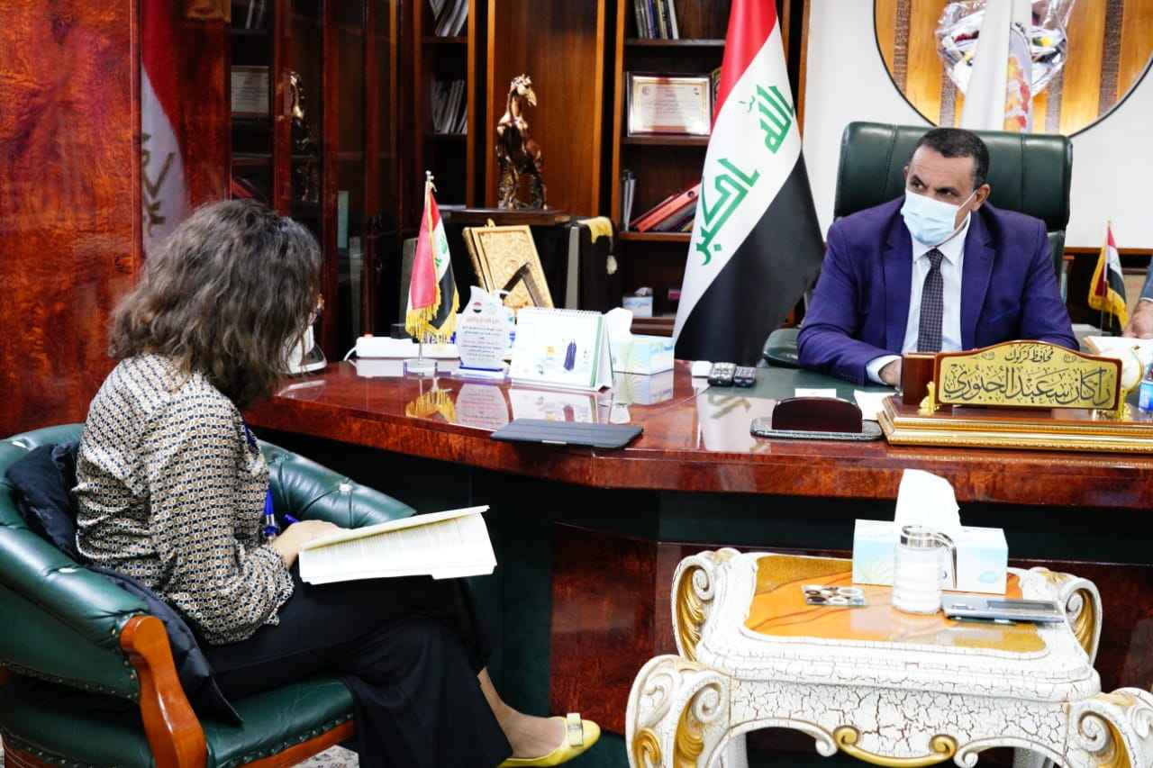  الجبوري يشيد بدور بعثة اليونامي .. ويؤكد على اهمية عمل المنظمات الدولية في دعم جهود الأعمار واعادة الأستقرار 