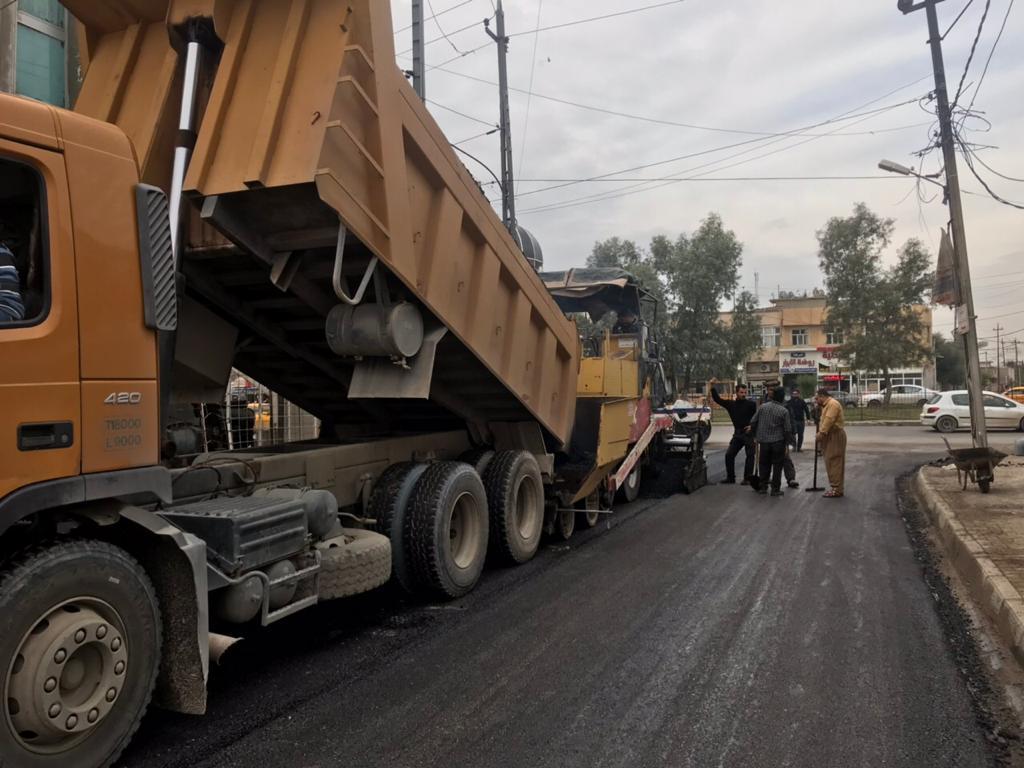 تأهيل وتطوير احد احياء كركوك