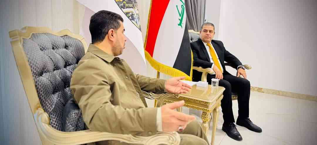 استقبل النائب الأول لمحافظ كركوك الدكتور ياوز حميد محمود في مكتبه اليوم مدير مكتب الهيئة أبو كيان .