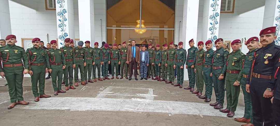 الجبوري والفريجي .. يشاركون بالاحتفاء بخريجي الدورة 110 للكلية العسكرية الاولى .