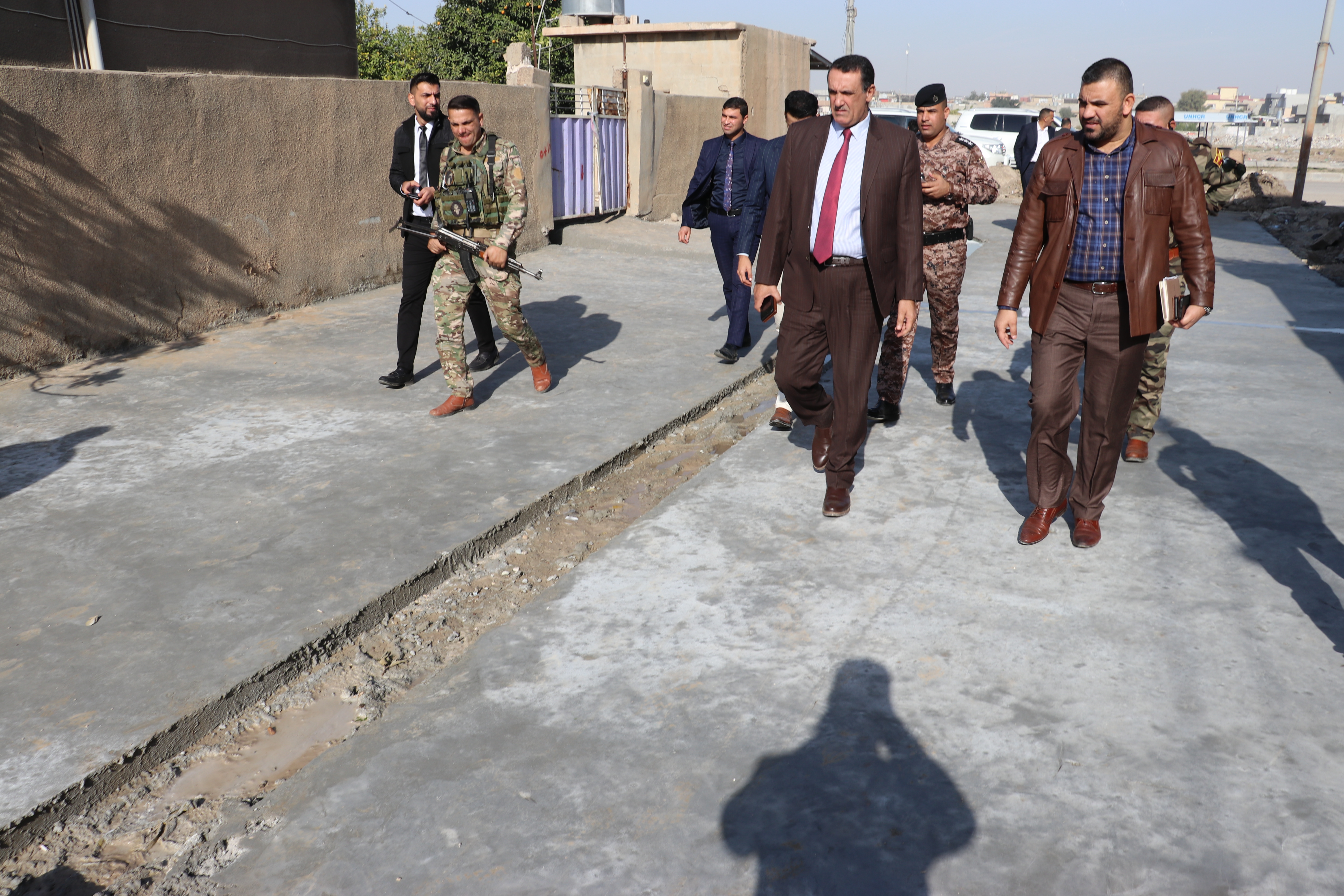   الجبوري  يشرف على انطلاق مشروع تأهيل وتطوير شارع رأس دوميز – واحد حزيران 