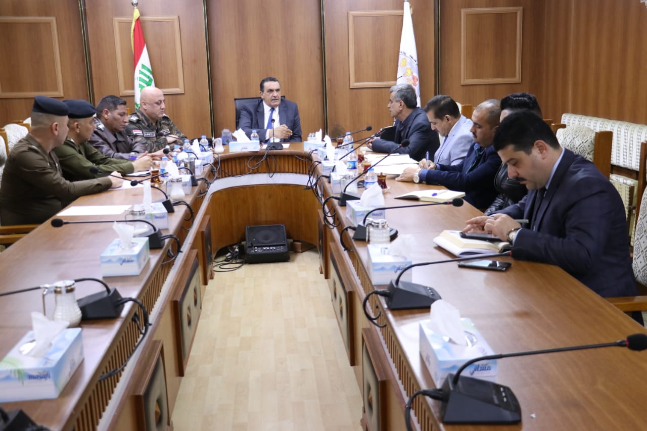   الجبوري  يتراس اجتماع لبحث مشروع الكاميرات في كركوك 