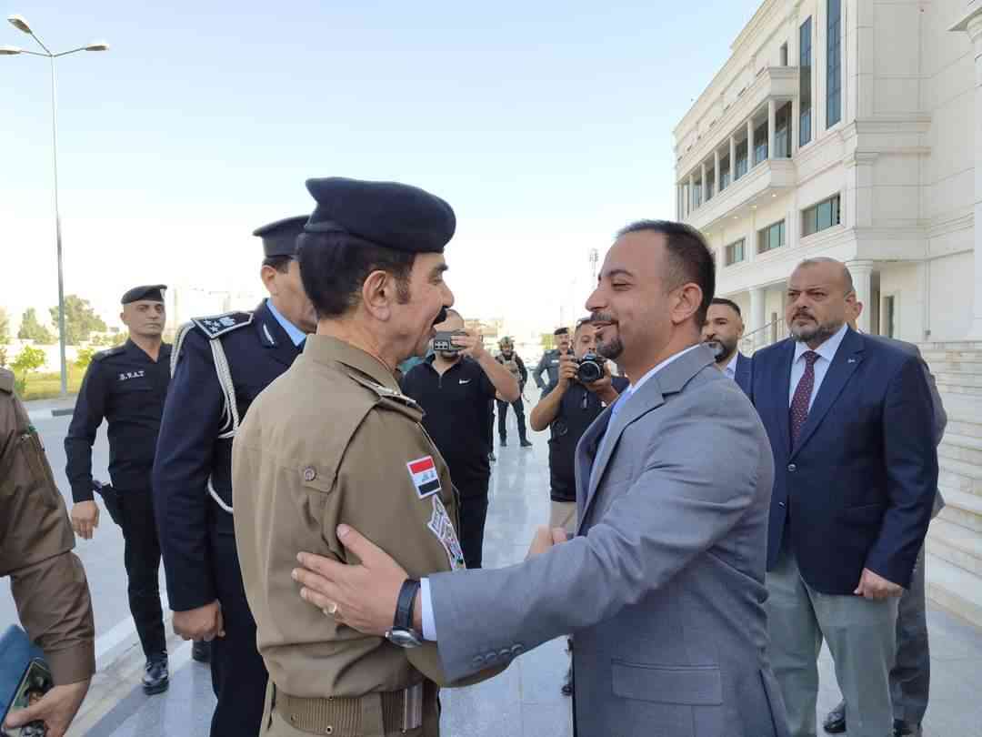 النائب الفني إبراهيم تميم .. يستقبل الفريق هادي رزيج كسار .