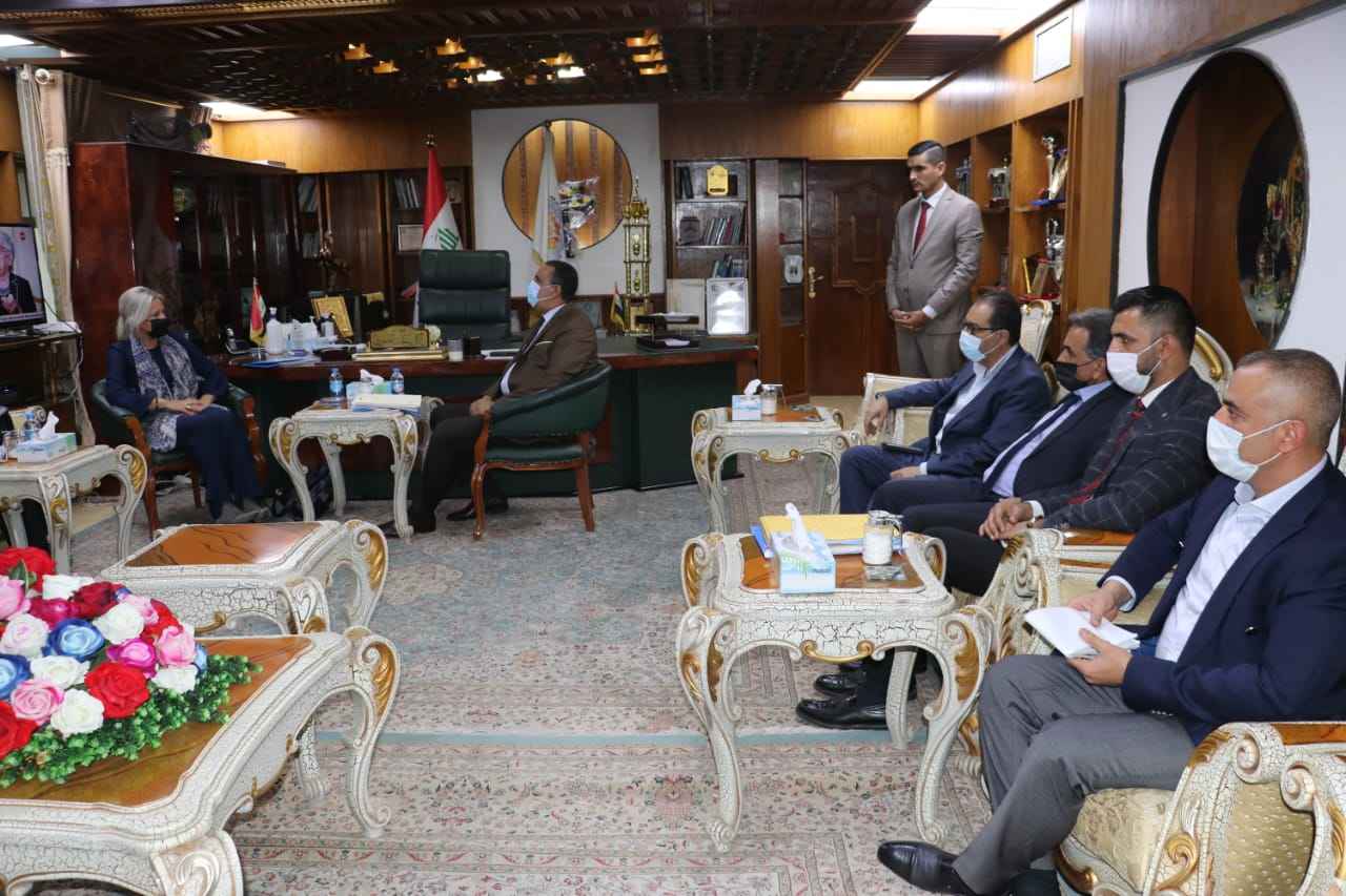  الممثلة الخاصة للأمين العام للأمم المتحدة في العراق تزور كركوك  الجبوري  يؤكد على عودة النازحين طوعا ودعم عمل المنظمات الدولية .. ويطالب بأعادة النظر بتخصيصات كركوك في برنامج الامم المتحدة الأنمائي واعمار القرى المهدمة وحسم قضية المعتقلين ..  بحث جهود اج