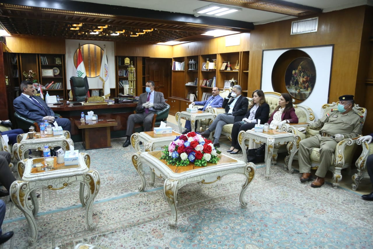  الجبوري  يؤكد على سرعة افتتاح مطار كركوك ويصفه برئة كركوك الاقتصادية 