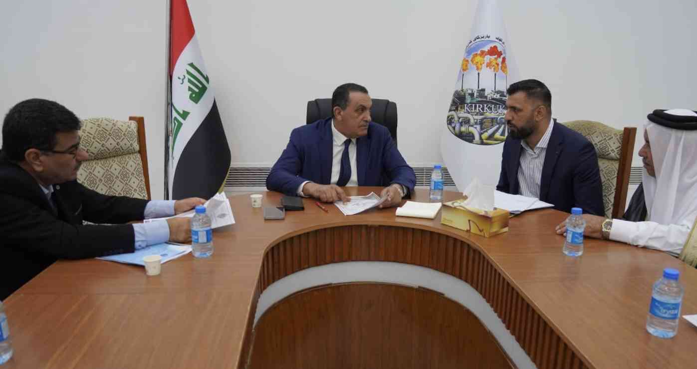 محافظ كركوك ..  يلتقي عدد من وجهاء قرى ناحية التون كوبري .