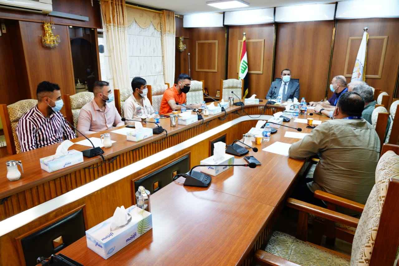   الجبوري  يبحث جهود اعادة اعمار الحي الصناعي في قضاء الحويجة وترميم وبناء الدور المهدمة في المناطق المحرره 