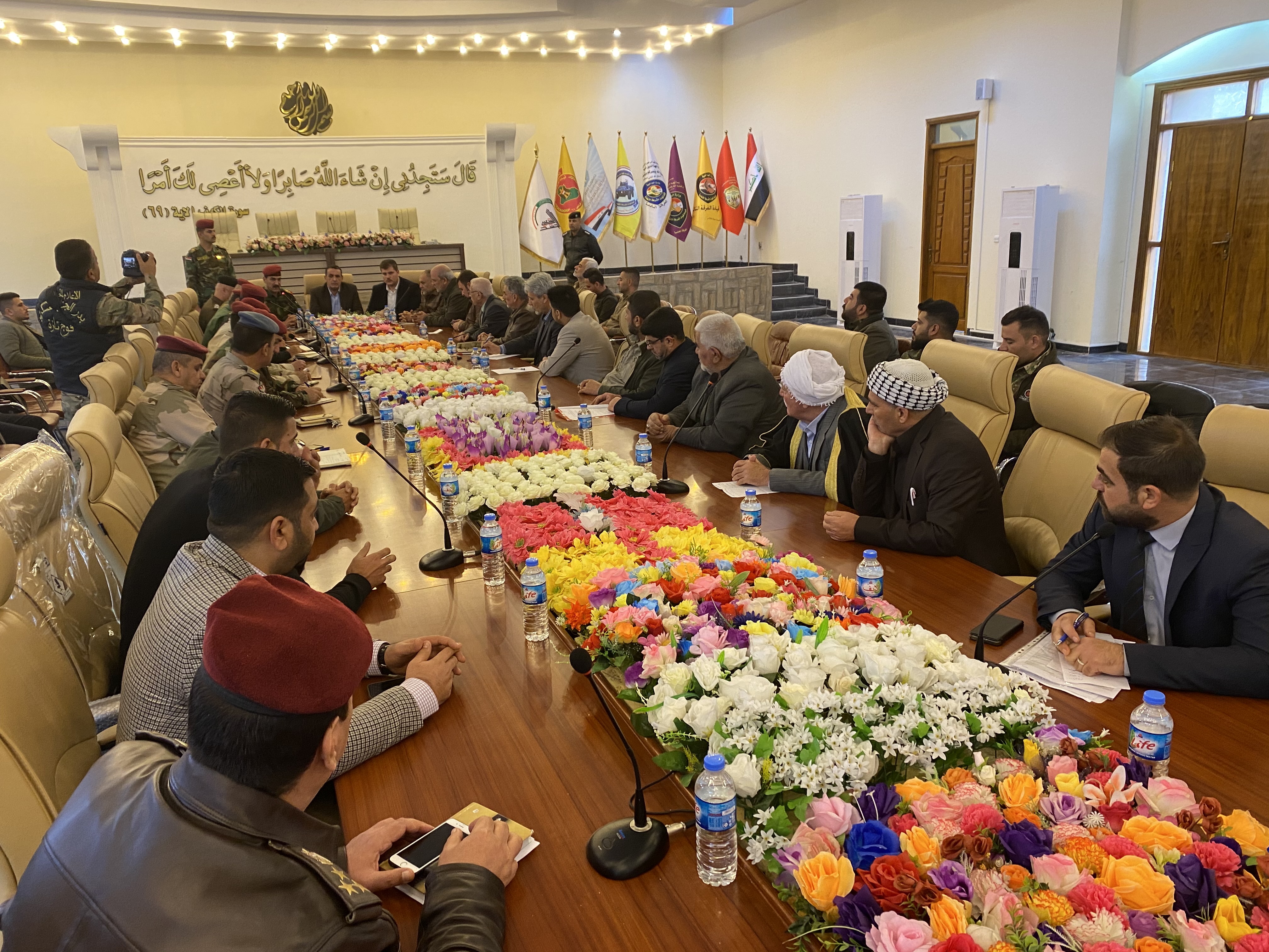   الجبوري  واجبنا خدمة جميع مواطني كركوك ..وماضون في اعمار محافظتنا .. ولولا تضحيات القوات الامنية لنا تحقق الاستقرار 