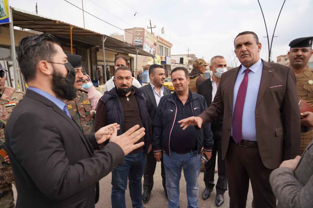       الجبوري ..  لم نسمح بتأخير تنفيذ مشاريعنا  الخدمية .. وعلينا انجاز مشروع تأهيل وتطوير شارع تسعين بمدينة كركوك . محافظ كركوك  يوجه الدوائر الخدمية بسرعة انجاز اعمال التسوية والتبليط والانارة لمشروع تأهيل وتطوير شارع تسعين .