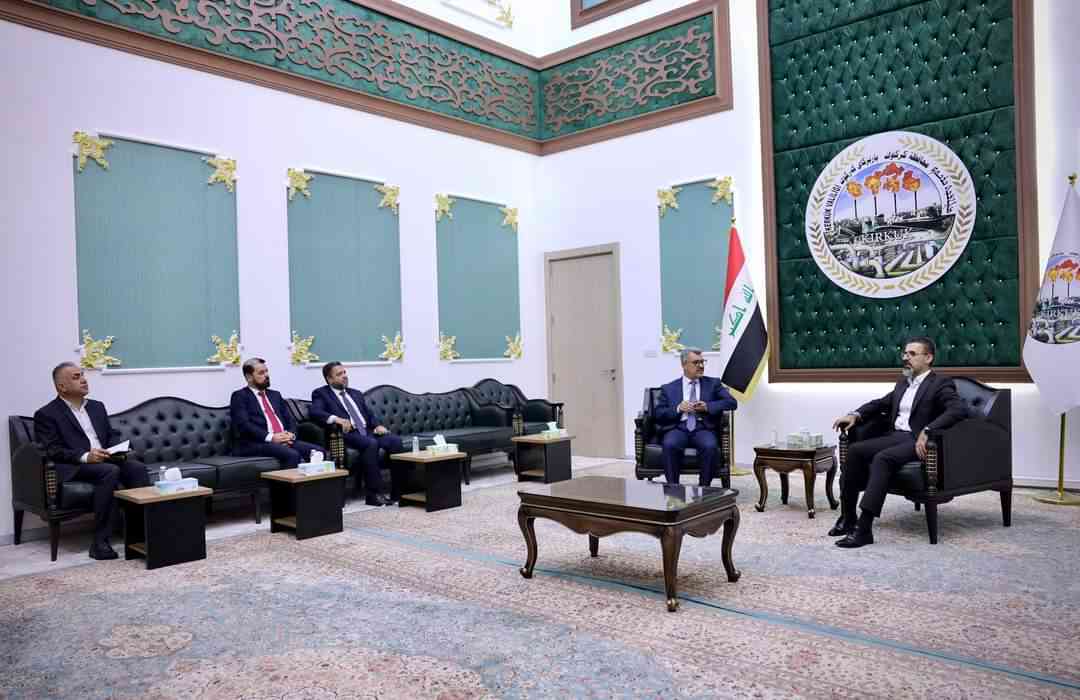 محافظ كركوك ريبوار طه مصطفى  يلتقي وفد الاتحاد الإسلامي الكوردستاني برئاسة السيد ابراهيم خليل