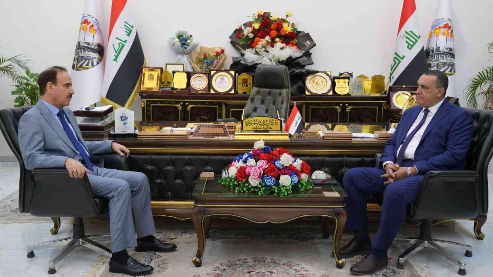 معالي رئيس ديوان الوقف السني يزور كركوك ..