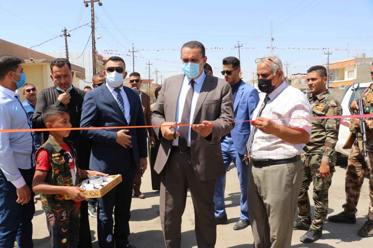  محافظ كركوك  يفتتح اعمال تطوير وتأهيل حي النداء 