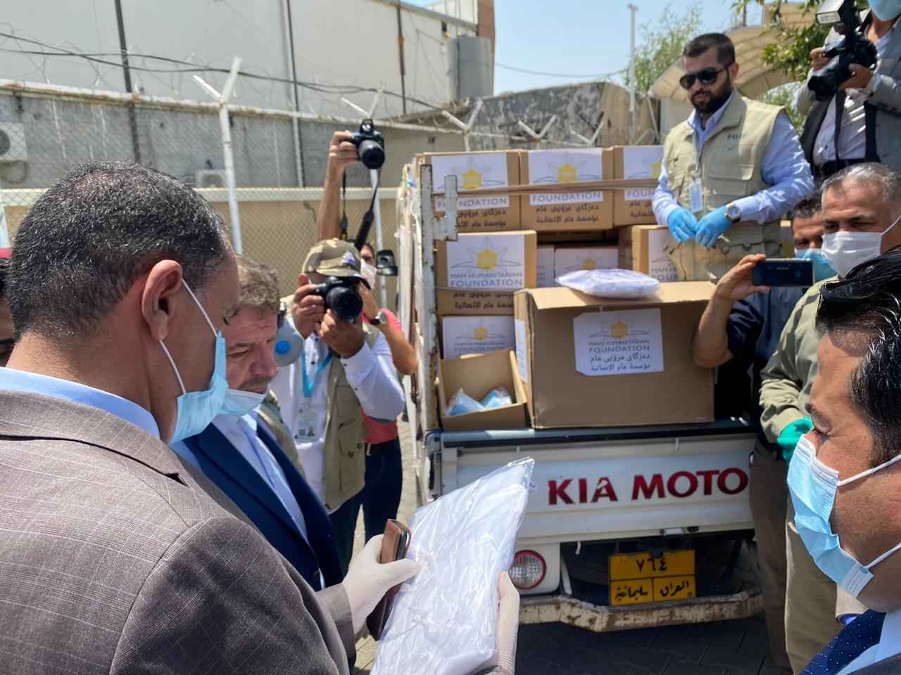 الجبوري  يثمن مبادرة مؤسسة مام الأنسانية لدعم كوادر صحة كركوك 