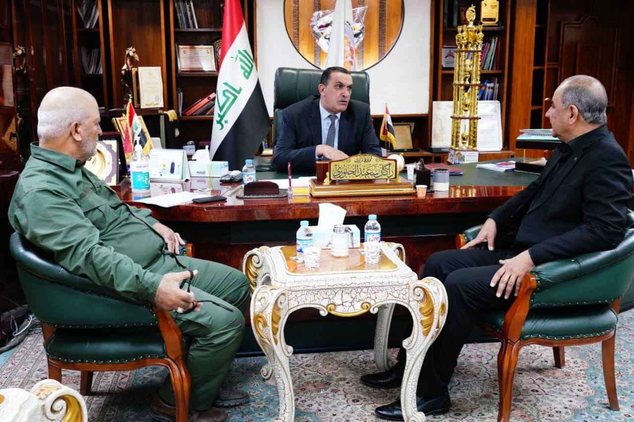 الجبوري حريصون على تامين متطلبات مواطني كركوك ,, ويؤكد اهمية دعم الأنشطة الرياضية والشبابيه .