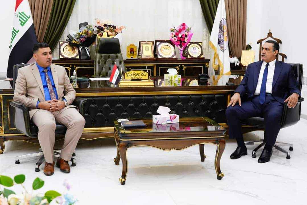 الجبوري  يلتقي عدد من المسؤولين والوجهاء وعلماء ورجال الدين الافاضل في مبنى محافظة كركوك .