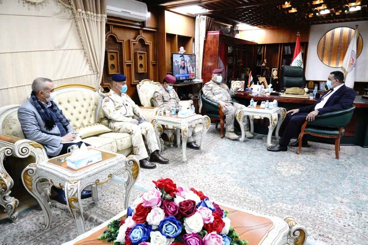 خلال لقاء الجبوري وحربيه مواطني كركوك اكدوا حرصهم العالي في تطبيق قرارات اللجنة العليا للسلامة الوطنية