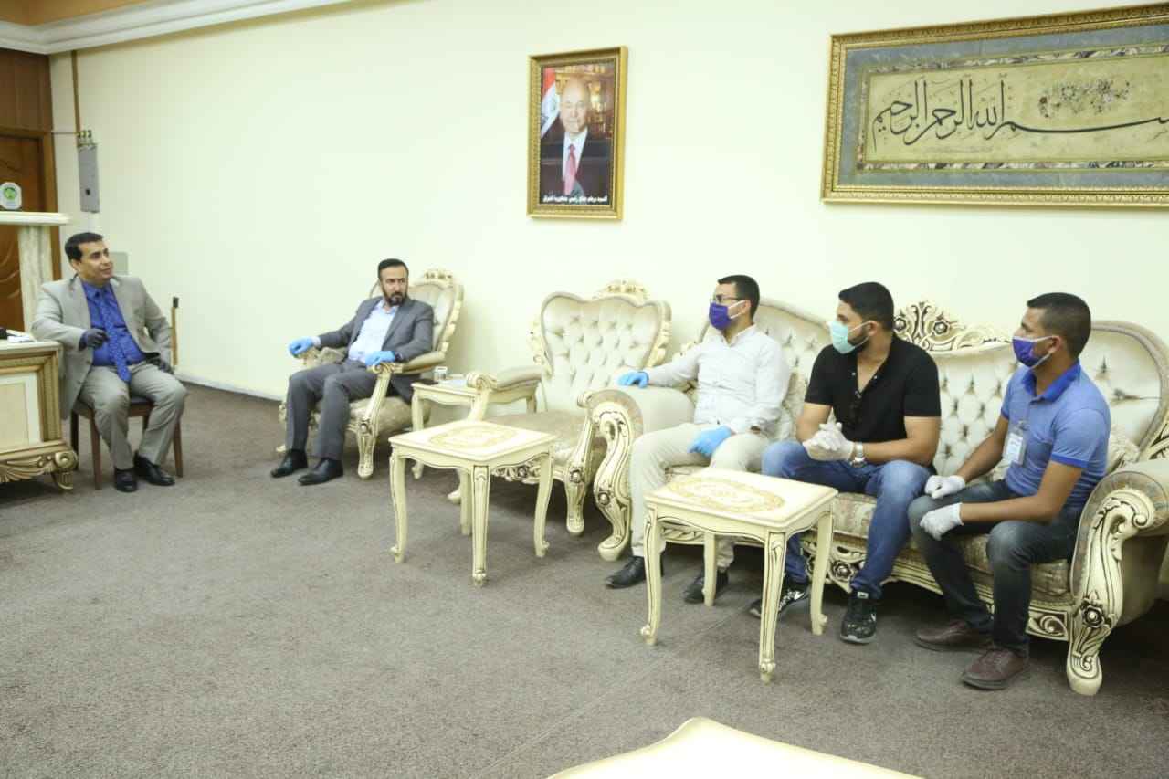  المعاون الفني  يؤكد حرص أدارة كركوك على حسم تعينات الصحة