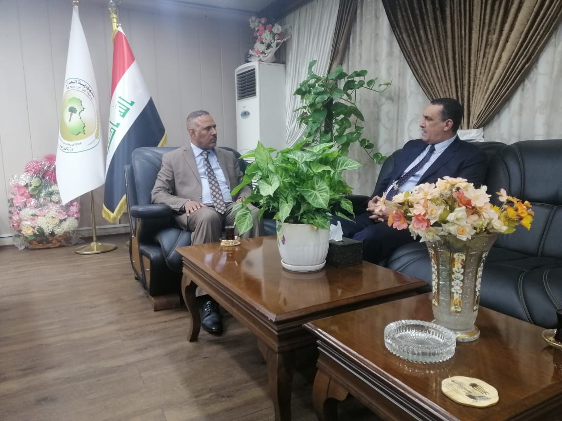    الجبوري  يبحث اليات تسويق محصول الذرة الصفراء ,ودعم فلاحي كركوك 