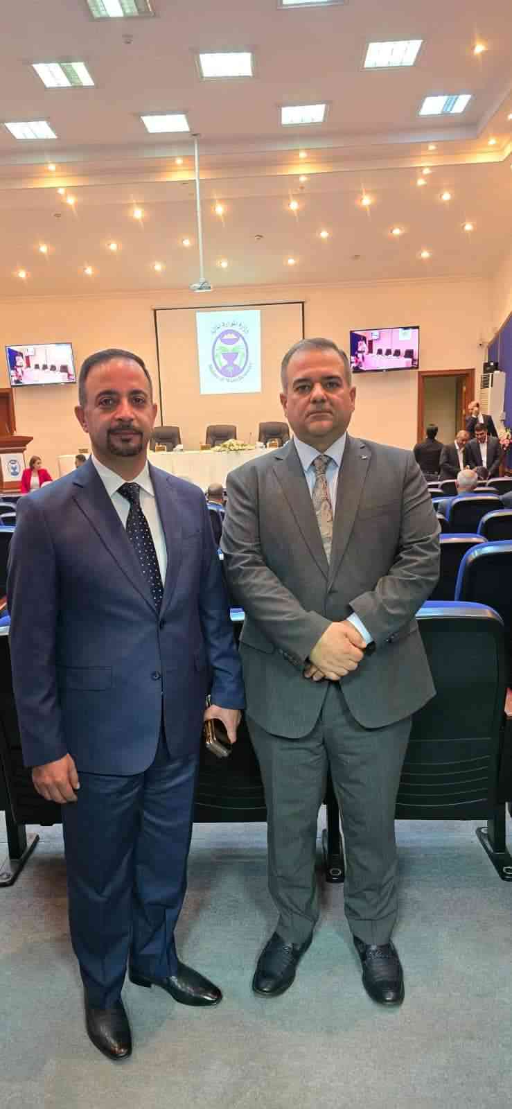 النائب الفني   يحضر اجتماع إطلاق مشروع التحديث الاول للدراسة الاستراتيجية لموارد المياه في العراق ..