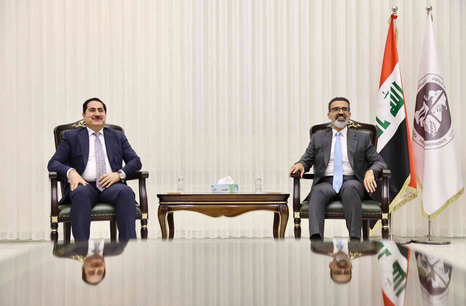 استقبل  السيد محافظ كركوك ريبوار طه 