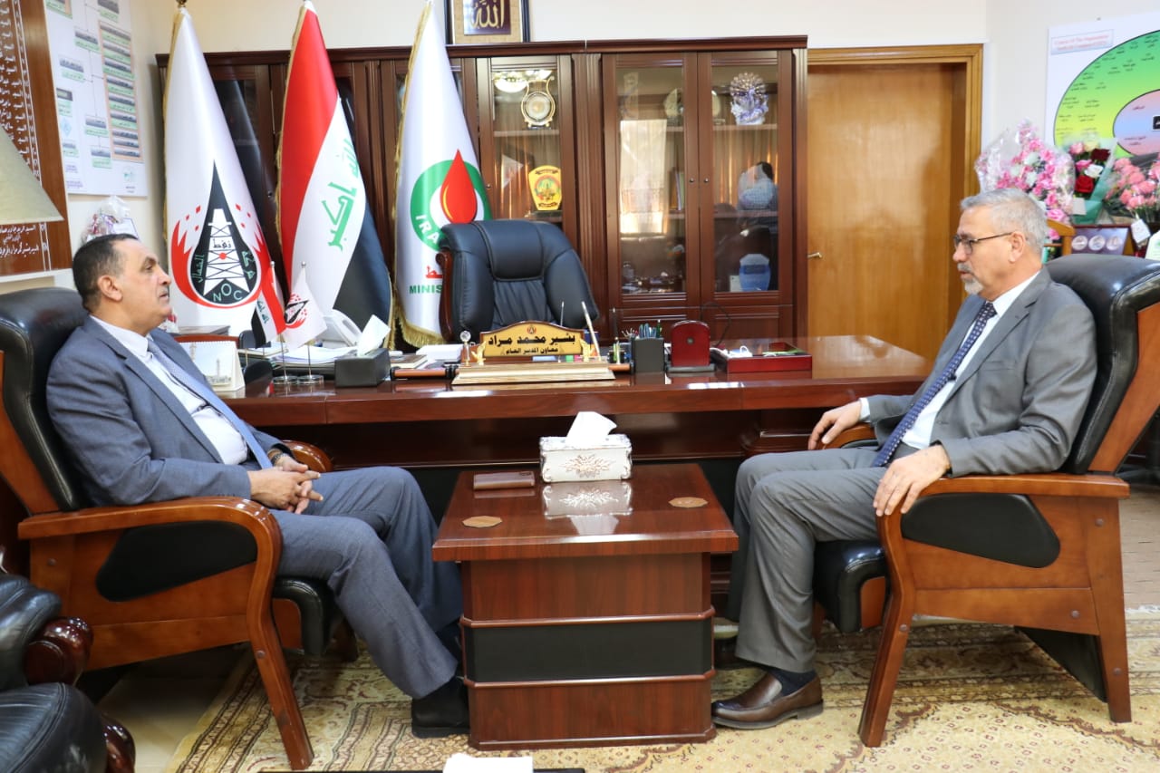  الجبوري  يؤكد دعمه لشركة نفط الشمال . أدارة الشركة ,جميع امكانياتنا ستكون في خدمة المحافظة وتطوير القطاع النفطي 