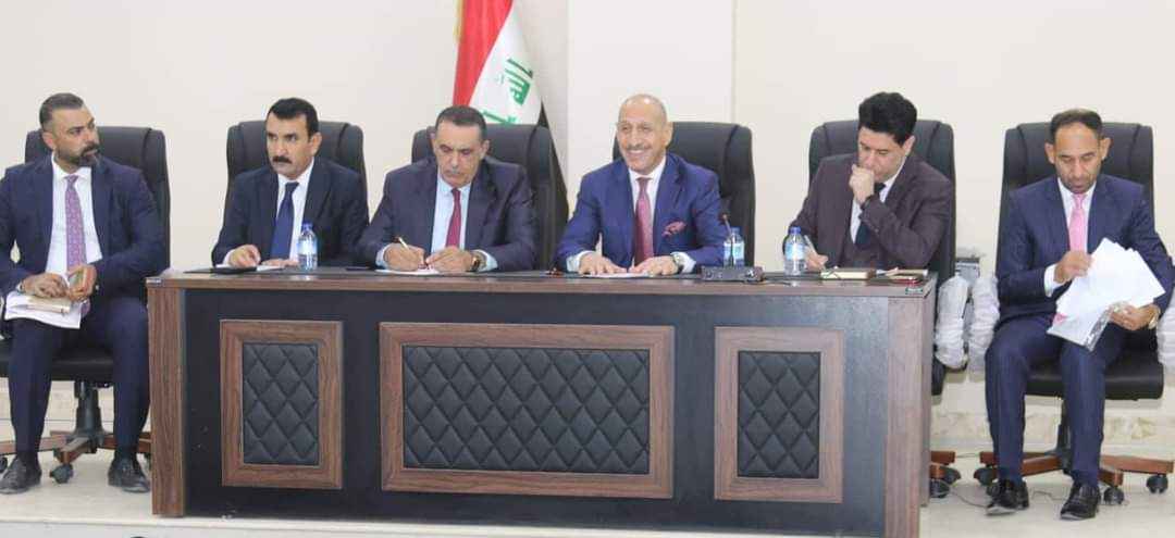 في لقاء موسع .. معالي وزير الشباب والرياضة والسيد محافظ كركوك ،يلتقي  عدد من الحكام وممثلي ورؤساء الاندية الرياضية في كركوك .