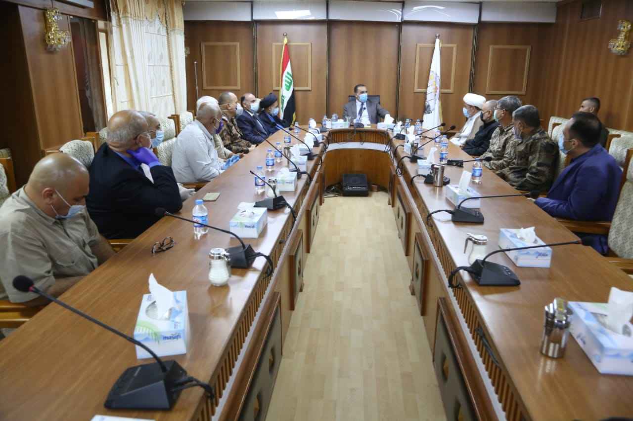   الجبوري  يستقبل السيد محسن البطاط , ويبحث جهود انشاء مركز جديد للعزل .