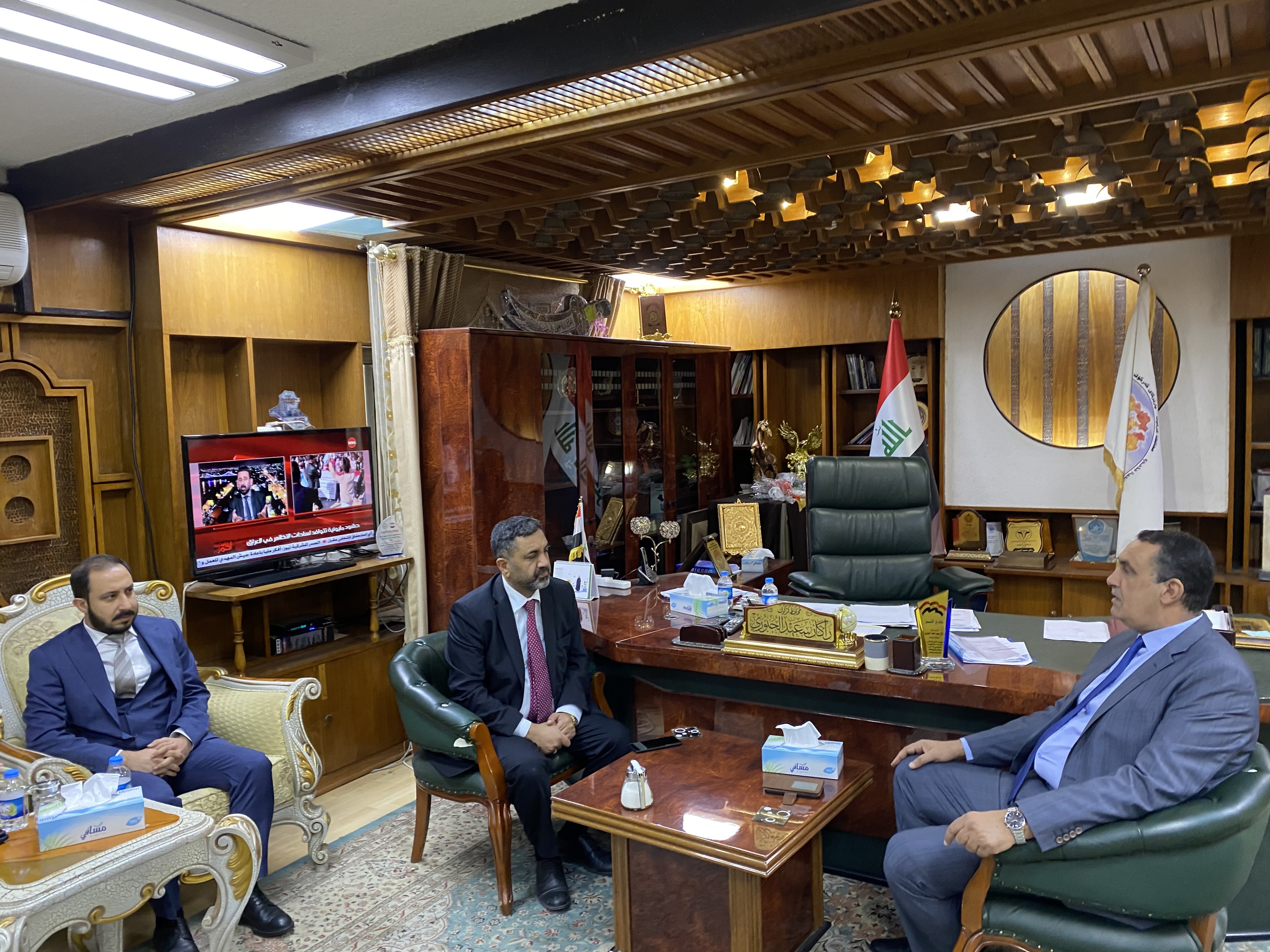    الجبوري  يبحث سبل احياء وترميم المواقع التراثية والتاريخية في كركوك 