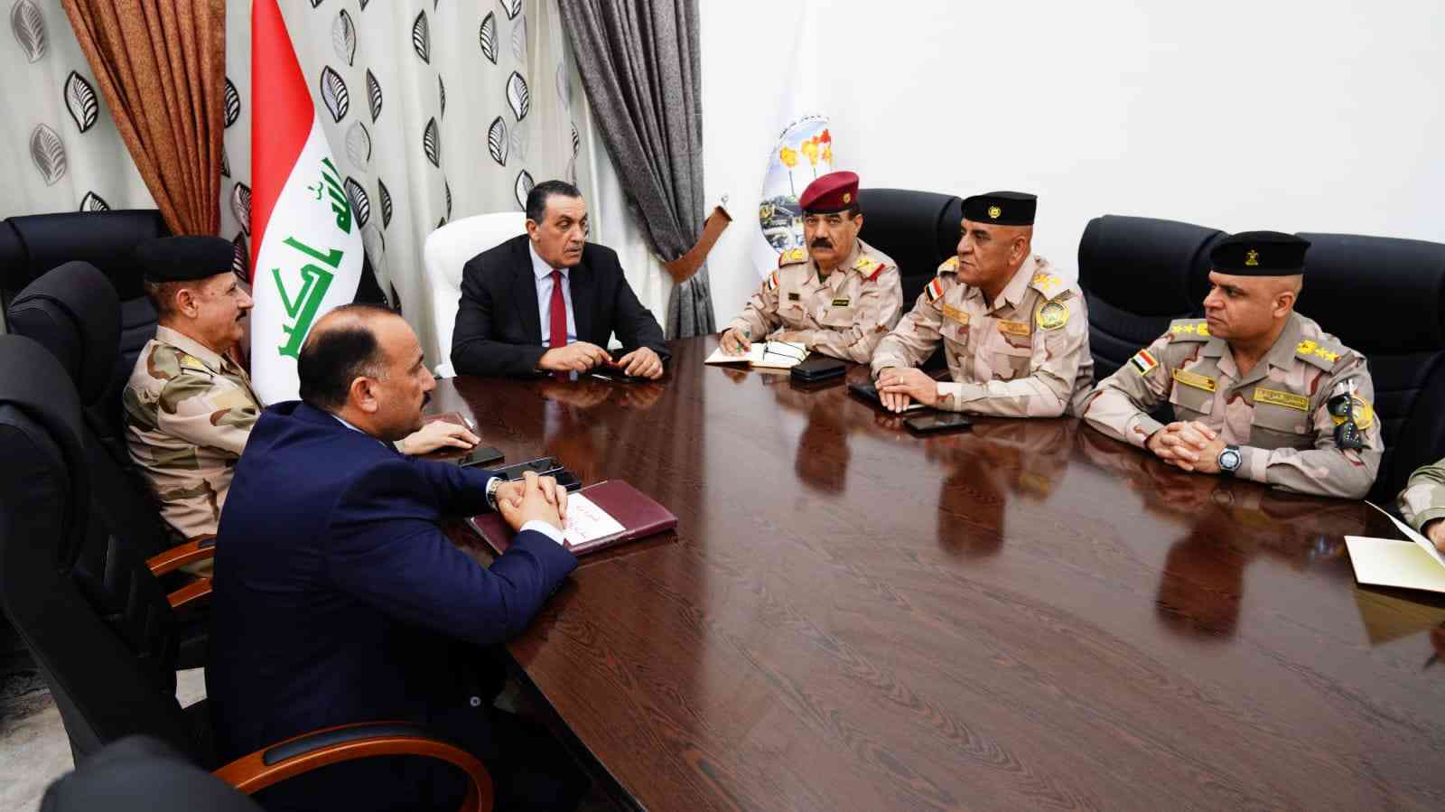 الجبوري ..  يلتقي مدير ادارة التطوع في وزارة الدفاع .