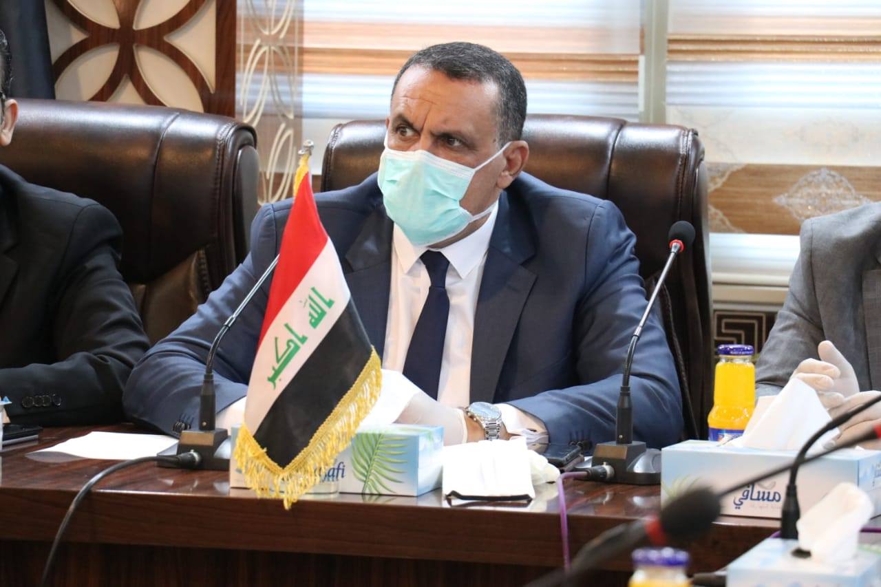 حديث السيد محافظ كركوكً راكان سعيد الجبوري بعد انتهاء اجتماع خلية الازمة .