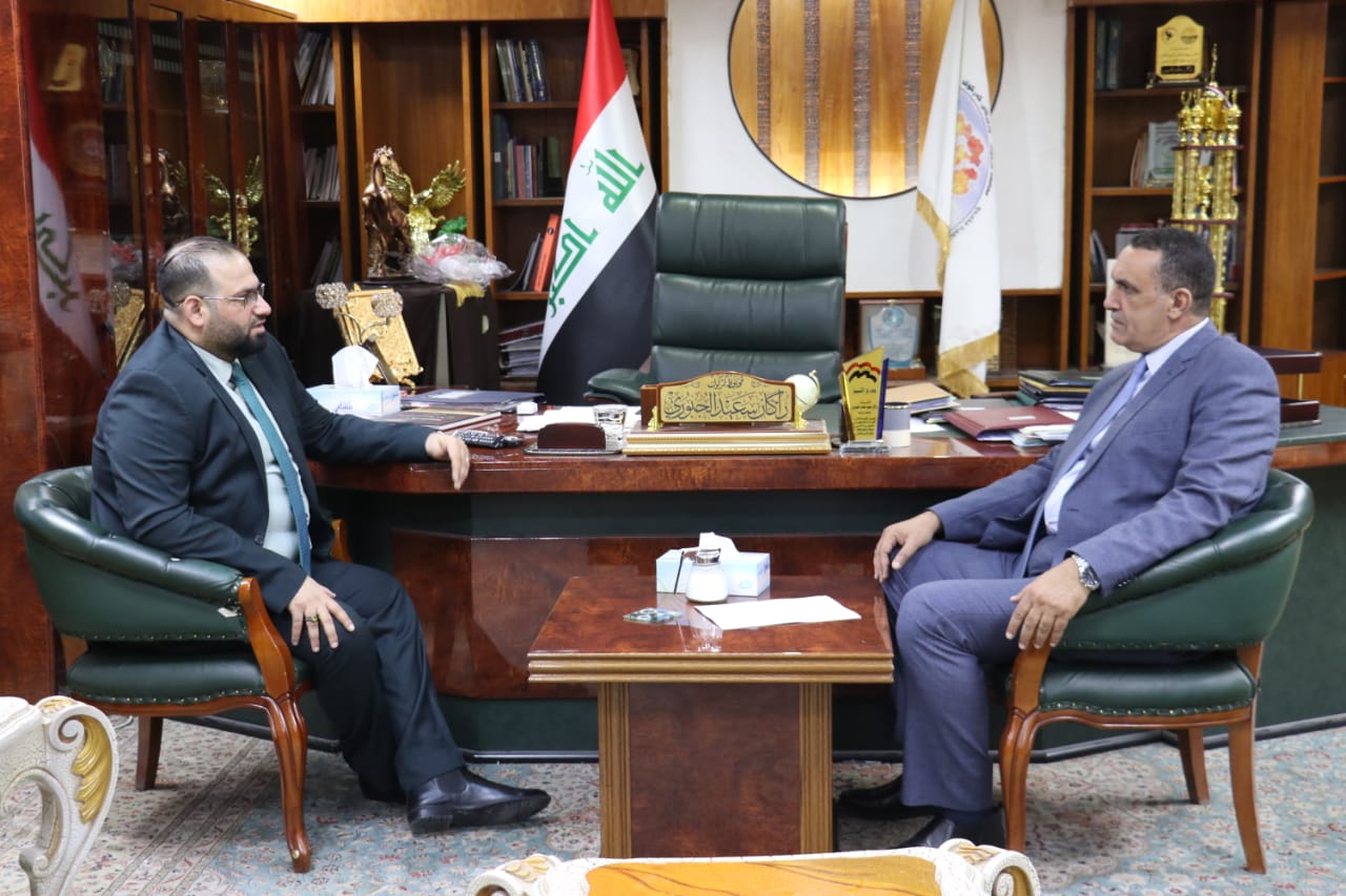  الجبوري  يبحث اوضاع كركوك السياسية والأمنية مع المتحدث بأسم ائتلاف النصر 