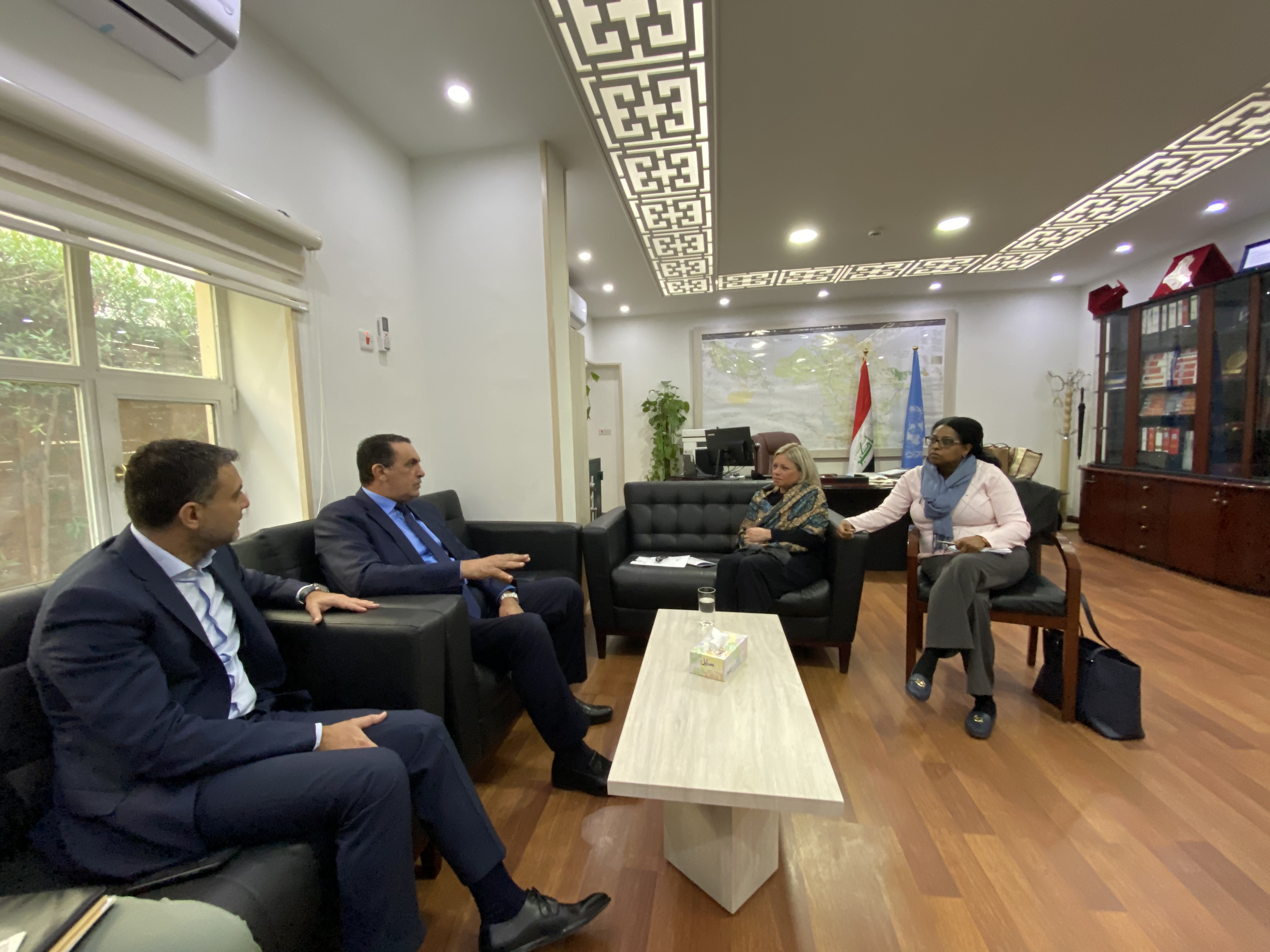    الجبوري , وبلا سخارت ,, يبحثان اوضاع كركوك وجهود أعادة الأستقرار .