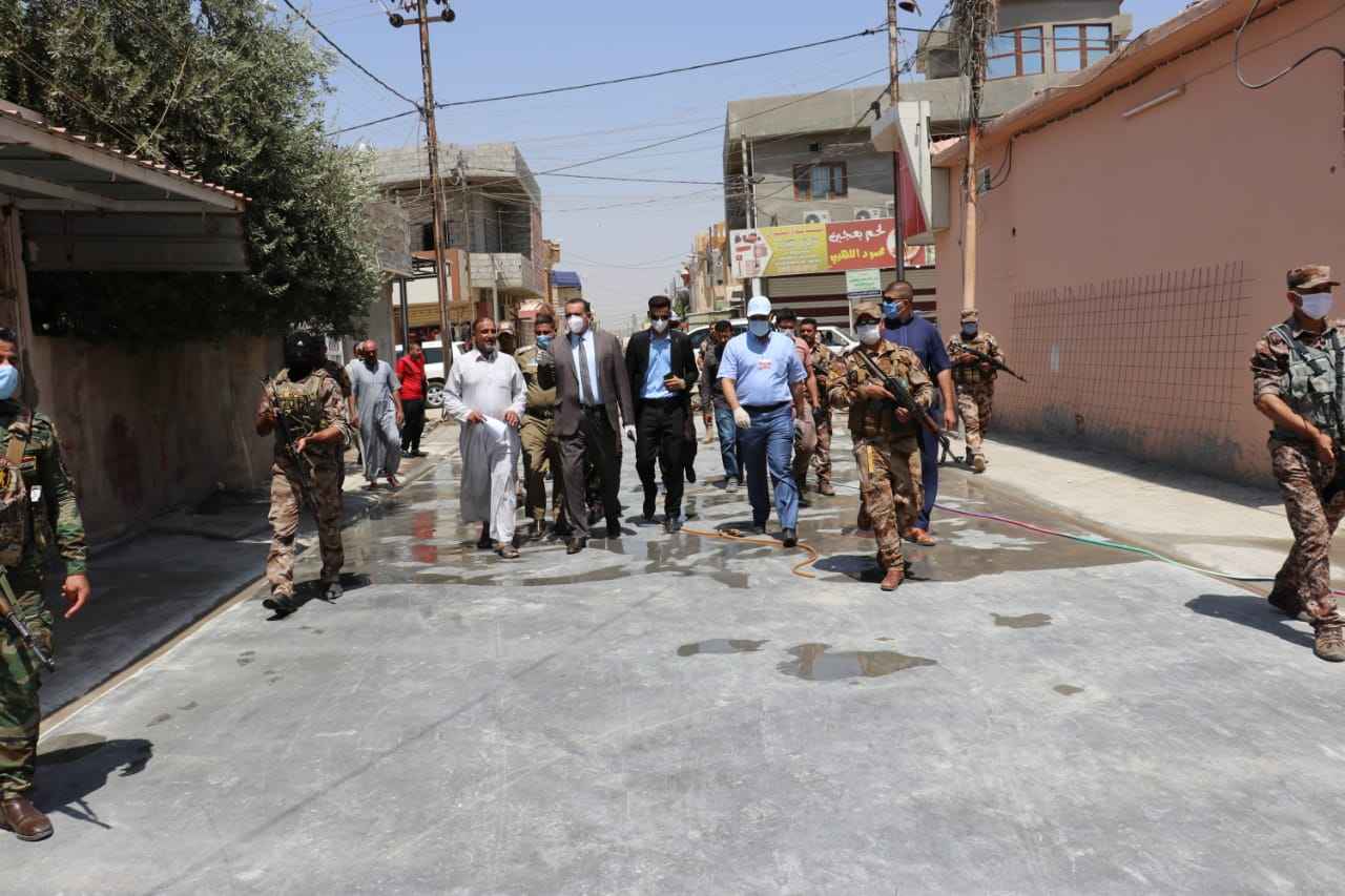     السيد محافظ كركوك  يتفقد اوضاع المواطنين وتامين الخدمات لهم في العمل الشعبي 