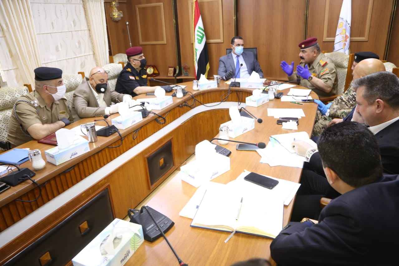    اللجنة الأمنية العليا  تبحث الأوضاع الأمنية في كركوك 