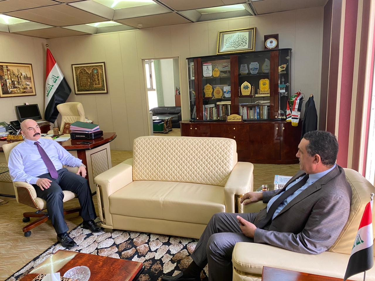 المفتي والجبوري  يبحثان واقع محافظة كركوك وخطه مشاريعها الخدمية والحفاظ على استقرارها 