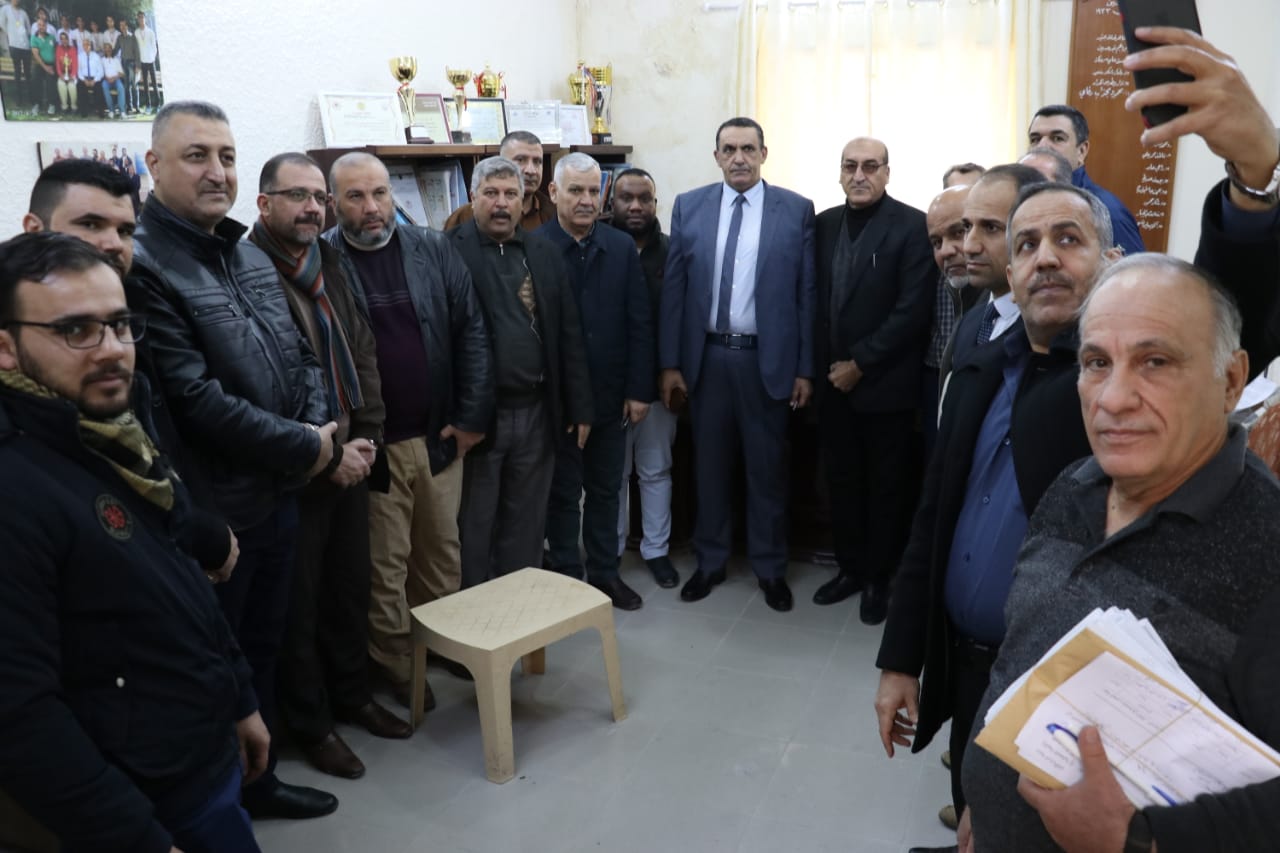      السيد محافظ كركوك  يتفقد سير اعمال تطوير اعدادية كركوك المركزية للبنين 