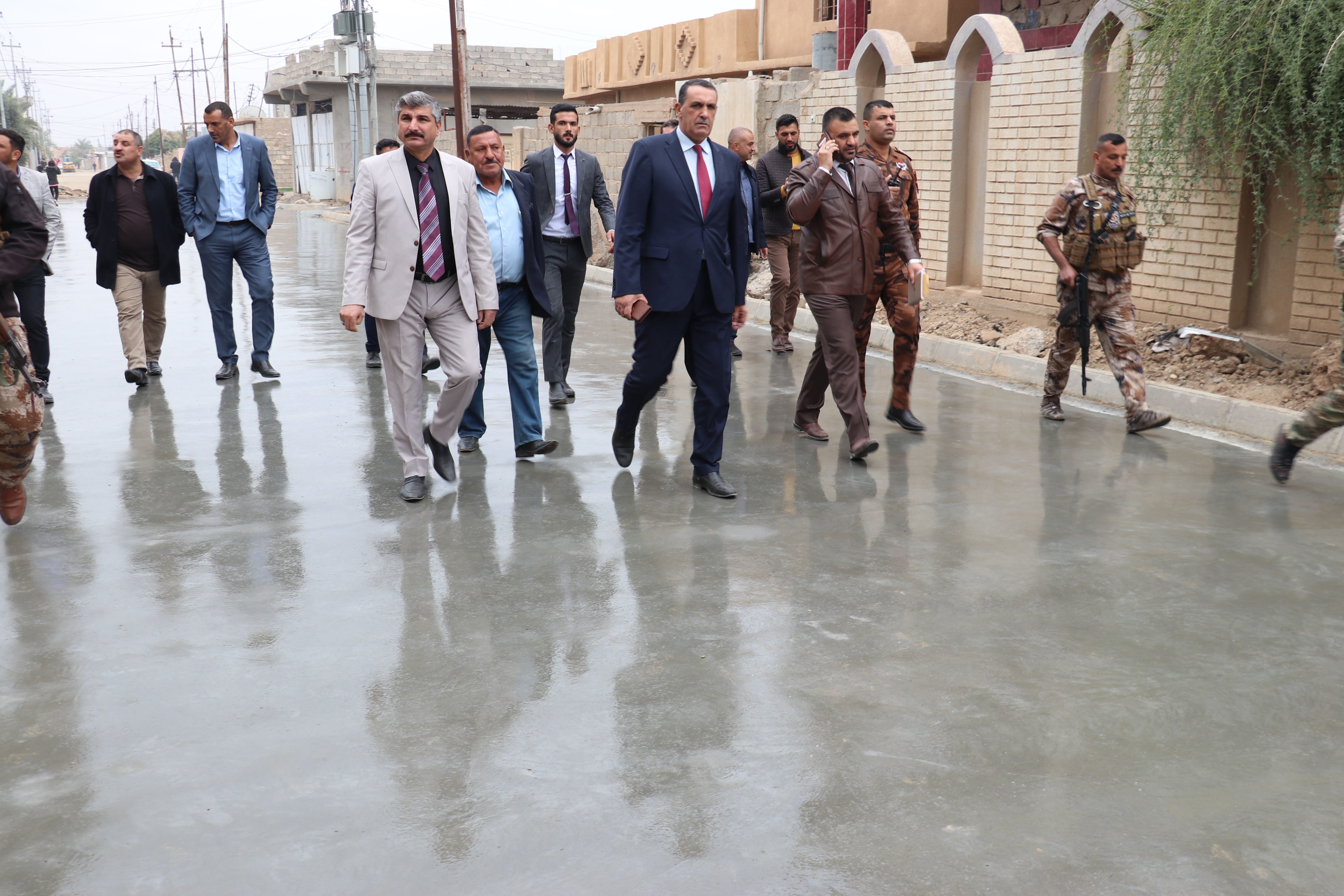         محافظ كركوك  يتفقد سير الاعمال بتنفيذ مستشفى الحويجة ويتابع سير تنفيذ المشاريع الخدمية