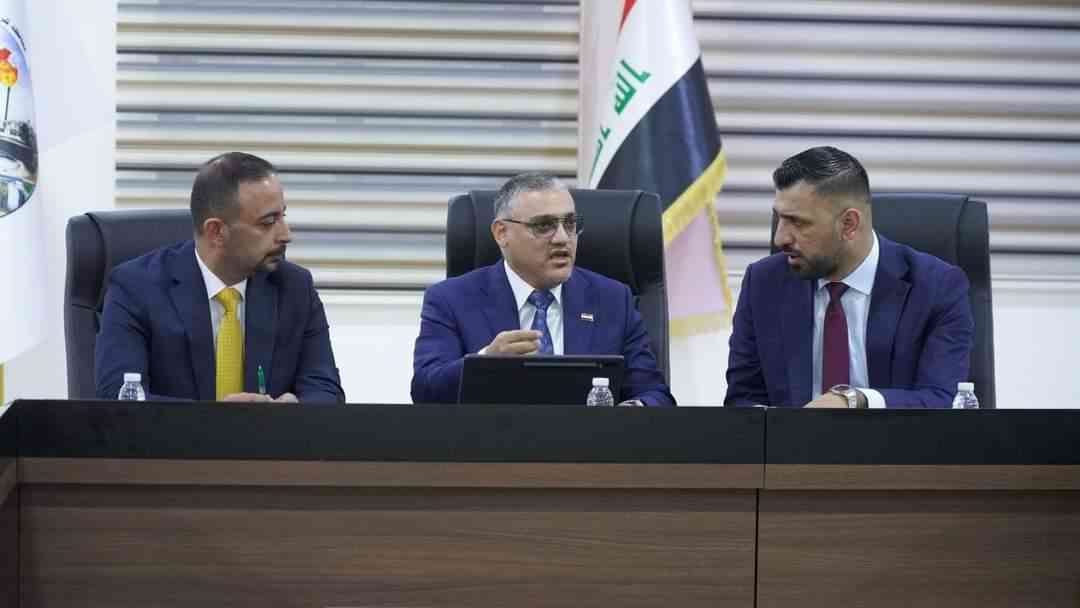 ادارة كركوك  تبحث اهمية زيادة متابعة المشاريع في محافظة كركوك من خلال منصة انجاز .