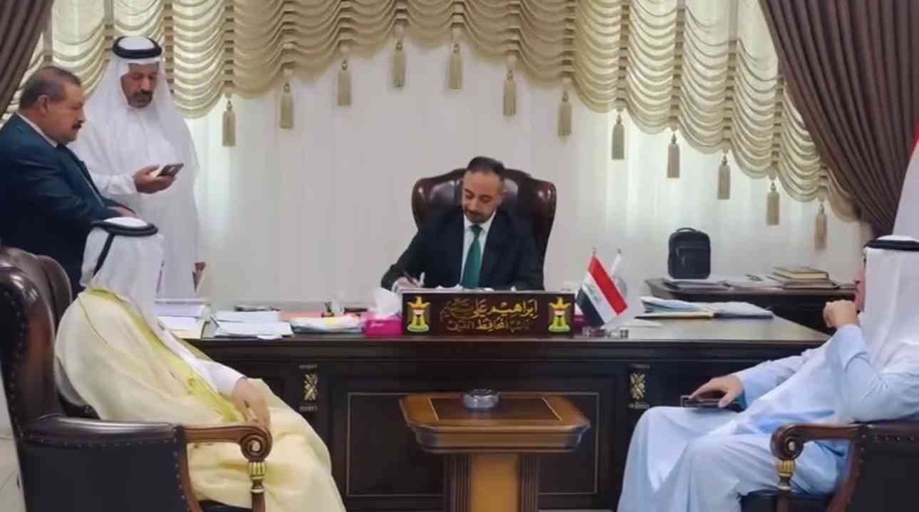 جانب من استقبال السيد النائب الفني  الدكتور إبراهيم تميم ، لجمع من المواطنين والنخب الكريمة في كركوك 