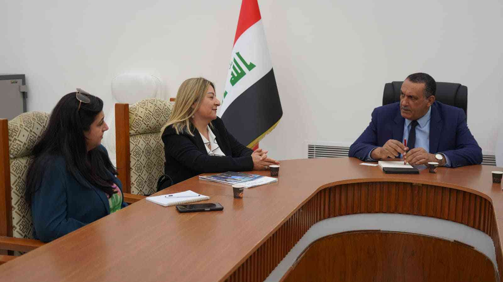 محافظ كركوك  يبحث مع مكتب الأمم المتحدة لتنسيق الشؤون الأنسانية .