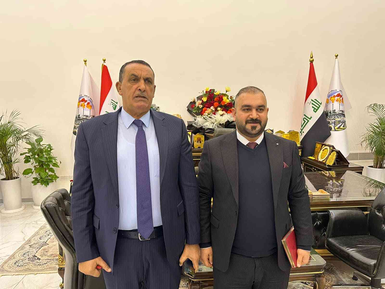 الجبوري .. يلتقى مدير هيئة الاعلام والاتصالات .