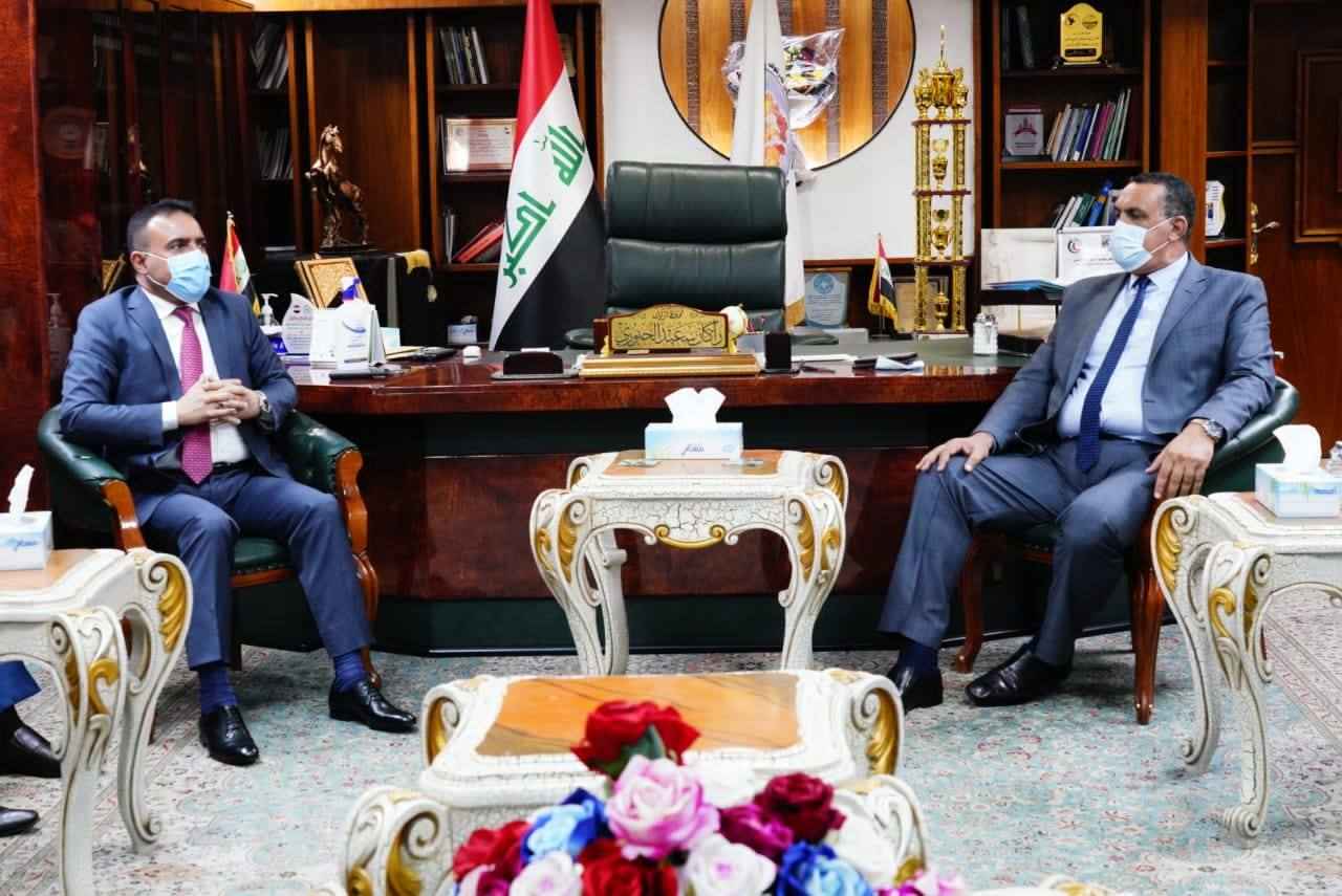 وزير الصحة يبحث جهود دعم  وتطوير المؤسسات الصحية في كركوك .