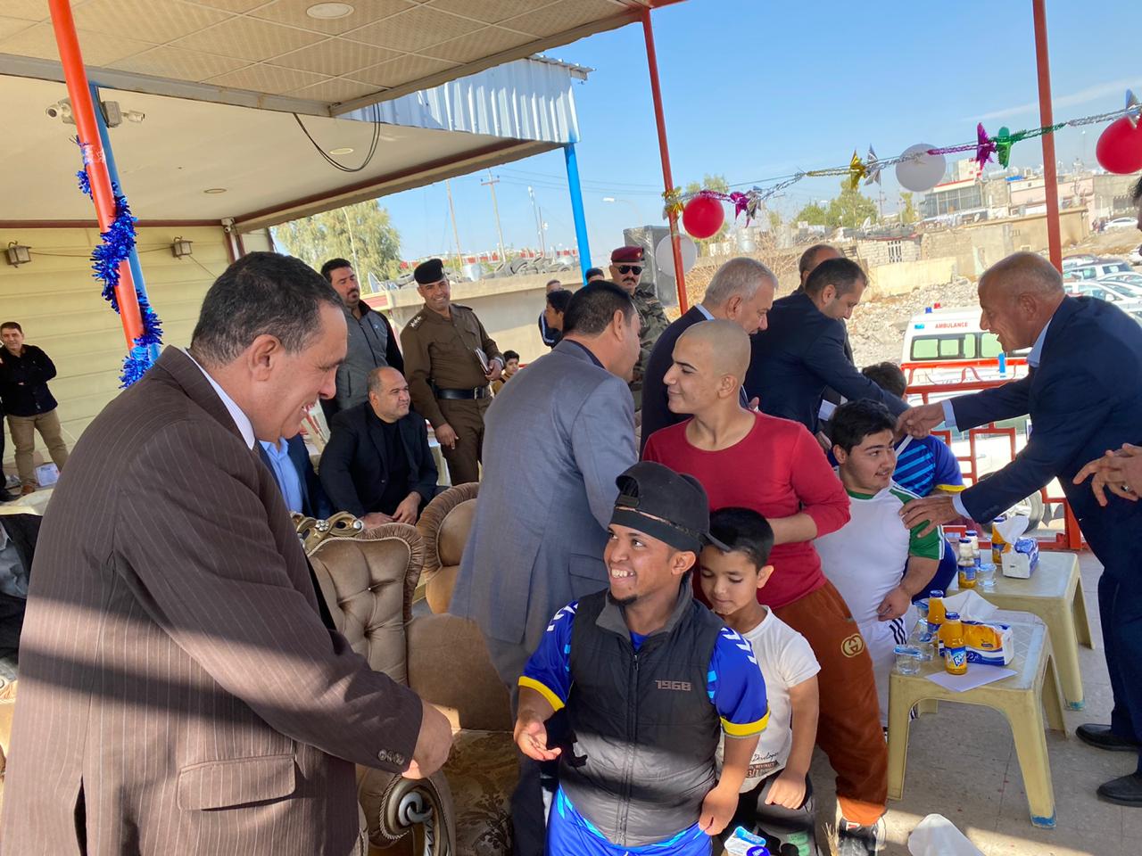  محافظ كركوك  يحضر  بطولة المواهب بألعاب القوى