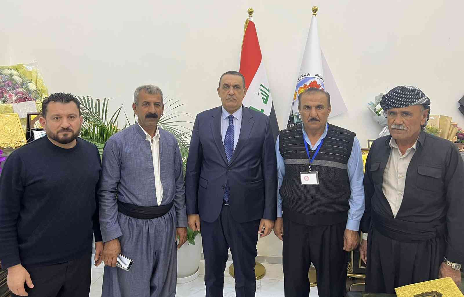 محافظ كركوك .. يوجه بتأمين الخدمات لقرية حسن قباغ التابعة لناحية شوان .